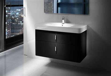 Their practical designs make it easier to declutter your bathroom with brilliant storage space ideas. Senso Square wash basin with vanity unit by Roca | STYLEPARK