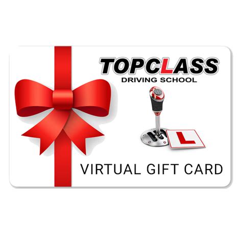 The virtual account can be used for online and telephone purchases anywhere that mastercard debit cards are. Gift Card (Virtual) - Topclass Driving School