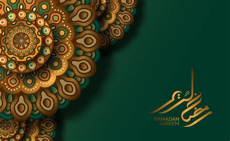 Islamic Greeting Card Template Luxury Motif Geometrical Traditional