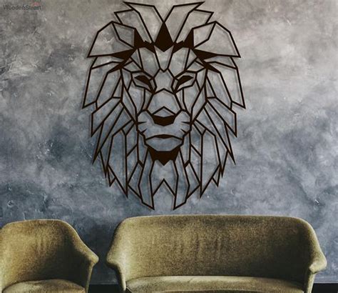 Buy Wild Lion Metal Wall Art At 31 Off Online Wooden Street