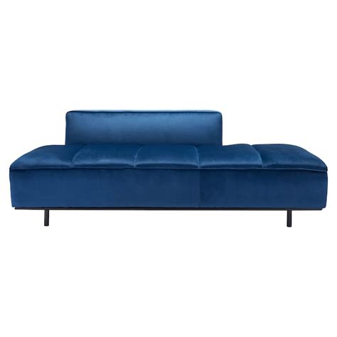 Zuo Modern Confection 791 In Modern Blue Polyesterblend 4 Seater Sofa