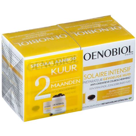 Oenobiol Solaire Intensif Pour Peaux Sensibles 2x30 Pcs Shop