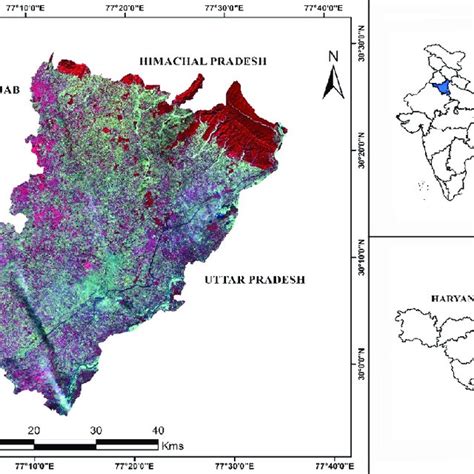 Location Map Of The Yamuna Nagar District Haryana Download