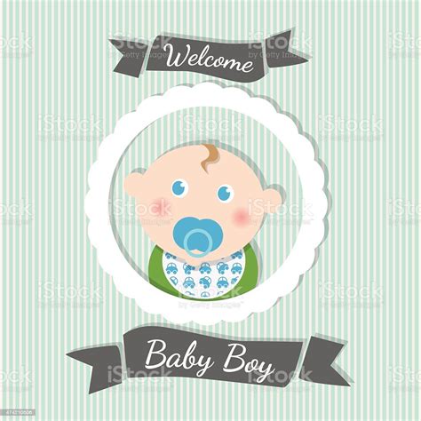 Welcome Baby Boy Stock Illustration Download Image Now Istock