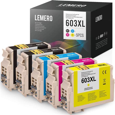 Lemero Compatible Ink Cartridges For Epson 603xl 603 Xl For Epson