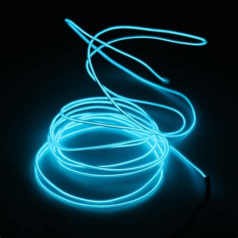 13meters Flexible El Wire Neon Light With Battery Pack Neon Glowing
