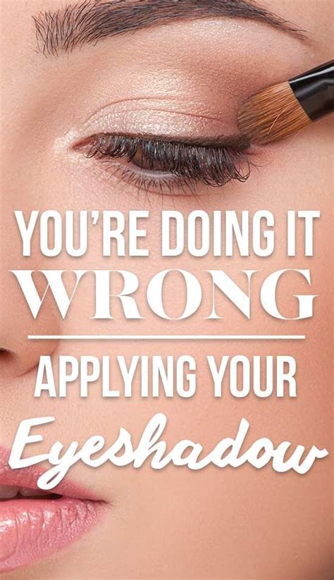 How to apply eyeshadows on downturned eye shape. How To Apply Eyeshadow The Right Way | How to apply eyeshadow, Eye makeup tips, Eye makeup