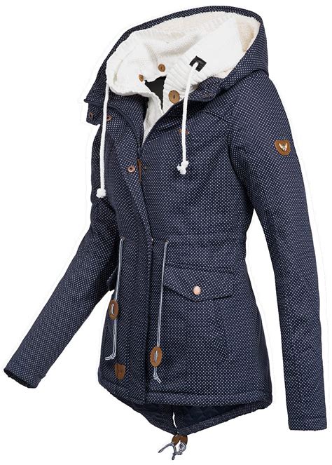 Check spelling or type a new query. Aiki Damen Winter Parka abnehmb Strickeinsatz Kapuze ...