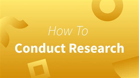 Conducting Research A Step By Step Guide