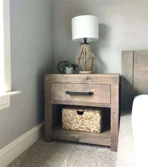 Diy Modern Farmhouse Nightstand Shanty 2 Chic