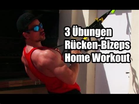 Das erlaubt dir bei gutem wetter die sonne und frische luft zu genießen. Heftiges Rücken Bizeps Workout mit TRX zu Hause Teil 1 ...