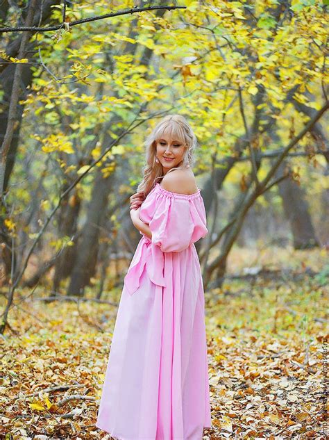 Платье крестьянка розовое купить в интернет магазине на Ярмарке Мастеров с доставкой Платья