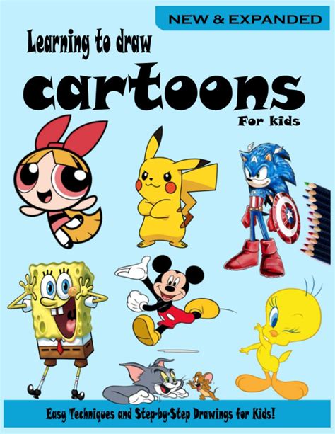 Buy Learning To Draw Cartoons For Kids Easy Techniques And Step By
