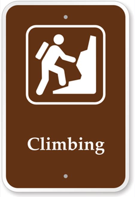 18 X 18 No Rock Climbing