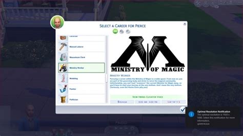 The freelancer career lets your sim work from home and create their own schedule. Ministry of Magic Career by Caelinaarria at Mod The Sims ...
