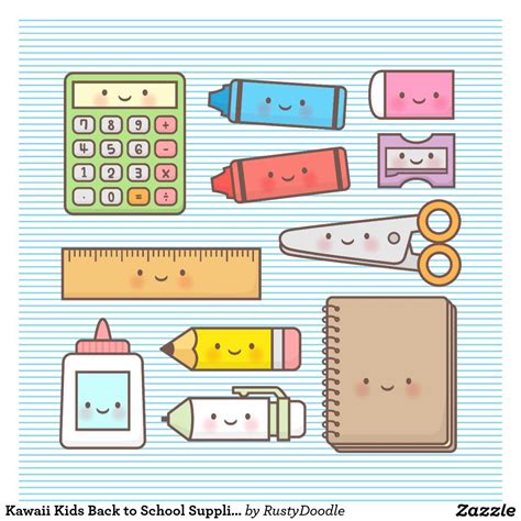 Draw So Cute School Supplies 2