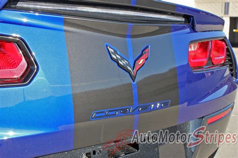 C7 Corvette Rally Racing Stripes Decals 3m Chevy Corvette 2014 2019
