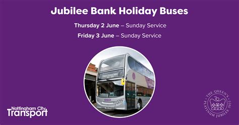 Jubilee Bank Holiday Nottingham City Transport