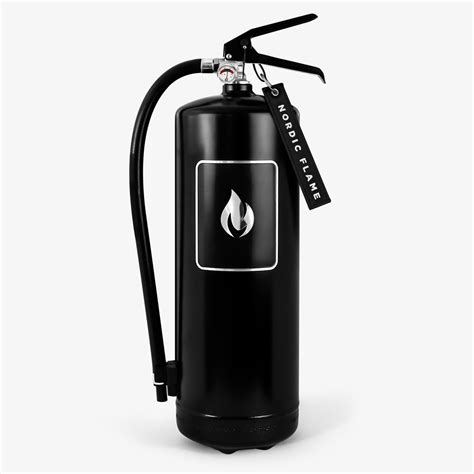 Fire Extinguishers 6 Kg Black Nordic Flame
