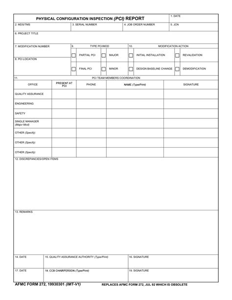 Afmc Form 272 Fill Out Sign Online And Download Fillable Pdf