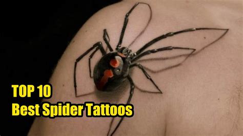 Top 10 Best Spider Tattoo Designs And Meanings Tattoo World Youtube