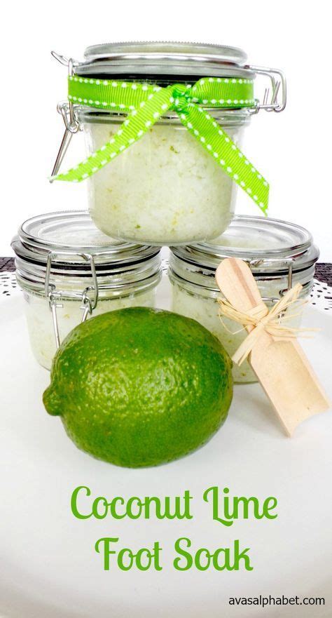 Coconut Lime Foot Soak Foot Soak Recipe Homemade Foot Soaks