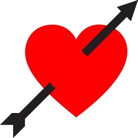 Heart With Arrow Clipart At Getdrawings Free Download