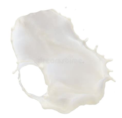 Milk Splash Isolated On A White Background Stock Photo Image Of