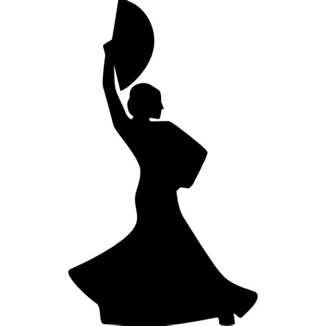 Flamenco Tänzerin Kostenlose Icon
