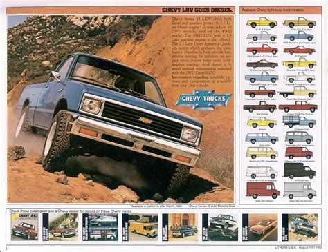 1982 Chevrolet And Gmc Truck Brochures 1982 Chevy Trucks 08