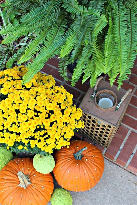 Fall Porch Decorations Dimples And Tangles
