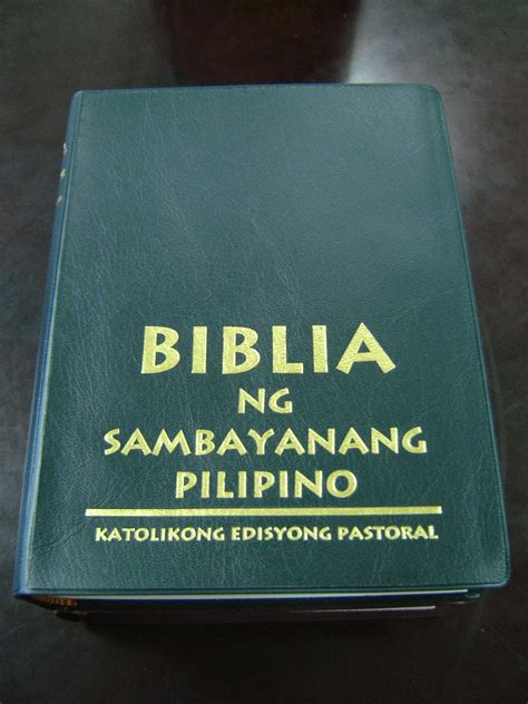 Biblia Ng Sambayanang Katolikong Edisyong Pastoral Christian