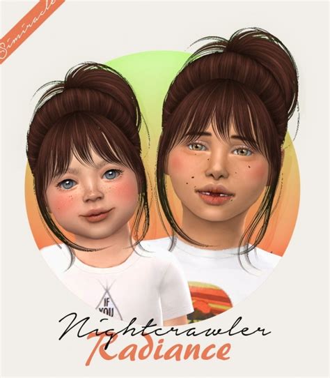 Nightcrawler Radiance Hair For Kids And Toddlers At Simiracle Sims 4