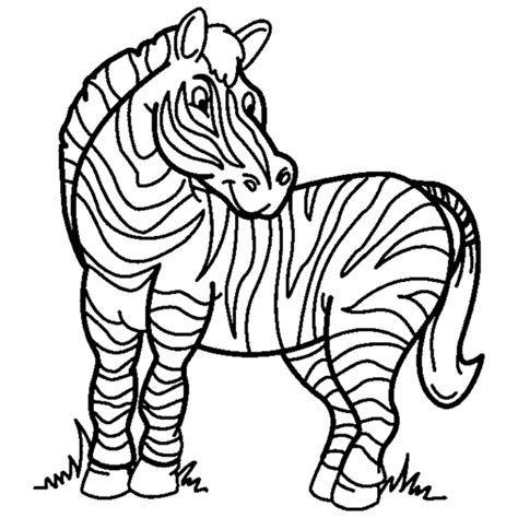 Dessin Zèbre #12941 (Animaux) à colorier – Coloriages à imprimer