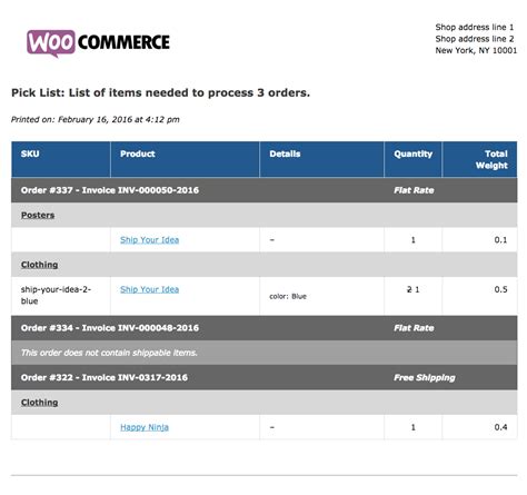 They help you strengthen the bond between you and your (potential), showing them you genuinely care about them. WooCommerce Print Invoices & Packing Lists - WooThemes Documentation
