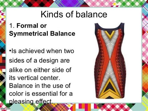 Balance in design is very much like balance in life. Image result for making a dress with help of 3 principle ...