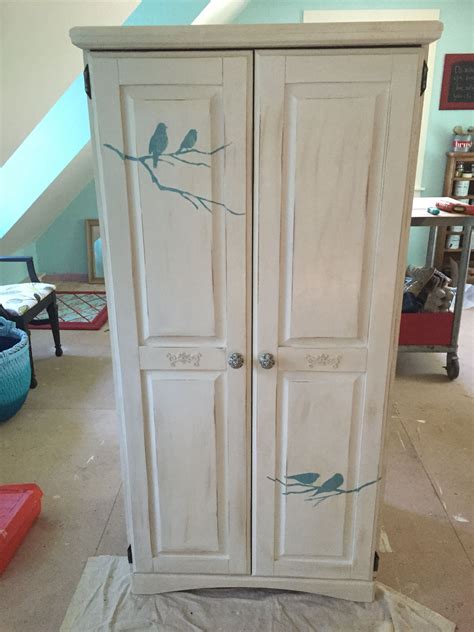 Computer armoire reinvented | Computer armoire, Armoire, Upcycled furniture