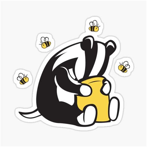 Honey Badger Stickers Redbubble