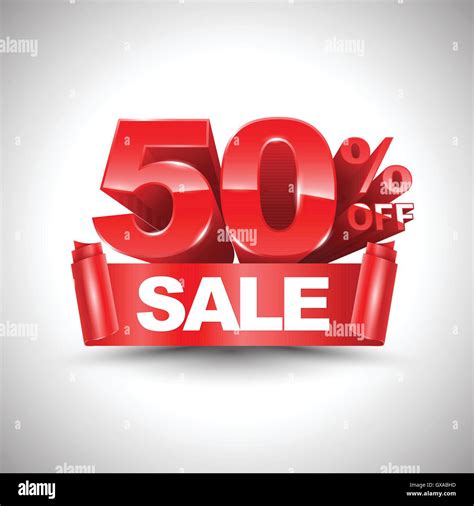 3d Vector Shiny Red Discount 50 Percent Off And Sale On Red Ribbon