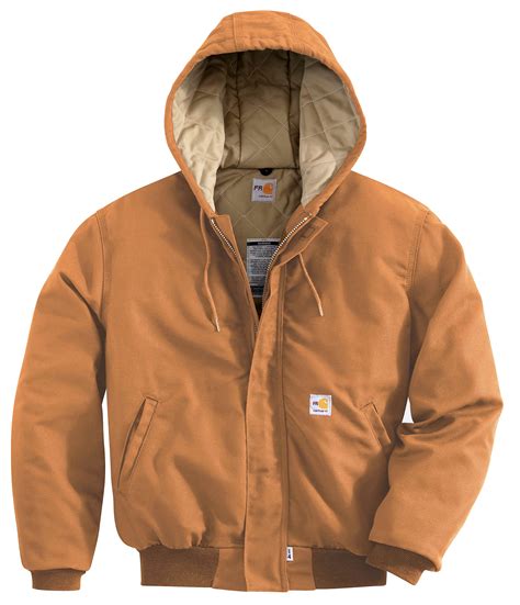 Design Carhartt Flame Resistant Duck Active Jacket With Quilt Lining Mens