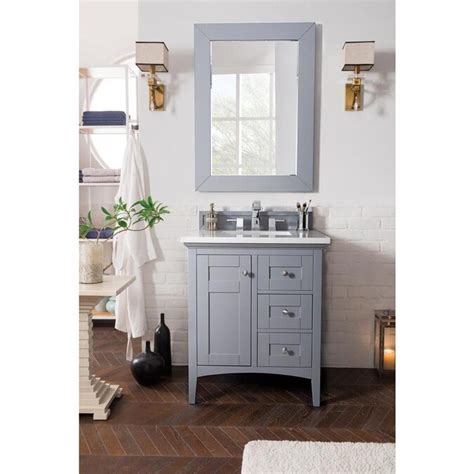 Choose from a wide selection of great styles and finishes. James Martin Vanities Palisades 30-in Silver Gray Single ...