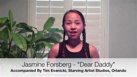 Jasmine Forsberg Dear Daddy By Bobby Cronin Youtube