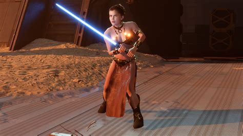 Cant Get Enough Huttslayer Leia At Star Wars Battlefront Ii 2017 Nexus Mods And Community