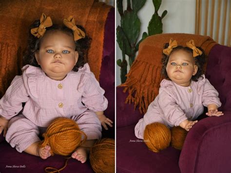 Sheva Dolls Prototype Mixed Race Realborn Baby Art Doll Brooklyn