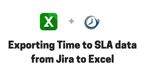 The transformation of excel to jira format is done 100% within your web browser and does not send any data to the internet. Exporting Time to SLA data from Jira to Excel - YouTube