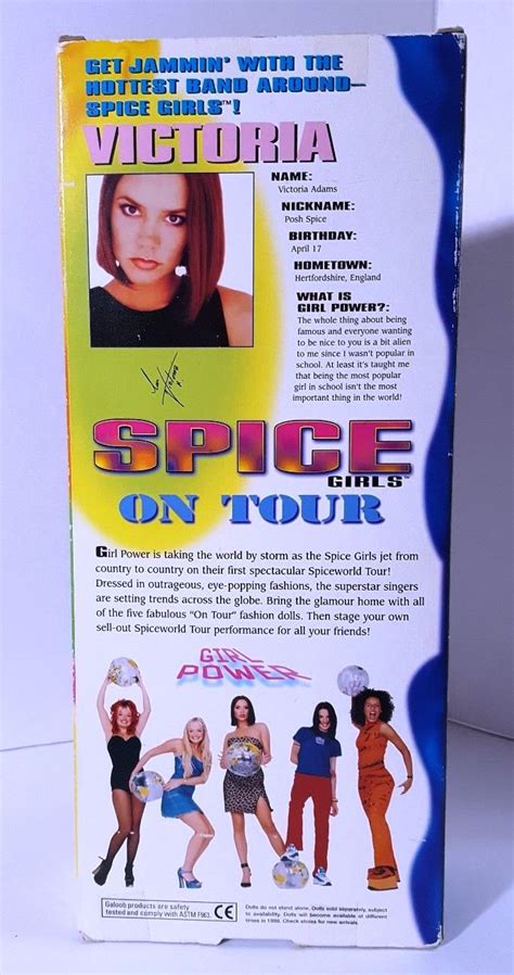 Posh Spice “victoria Adams” On Tour 12 Doll Wpurple Lace Dress Galoob 2nd Release “rare