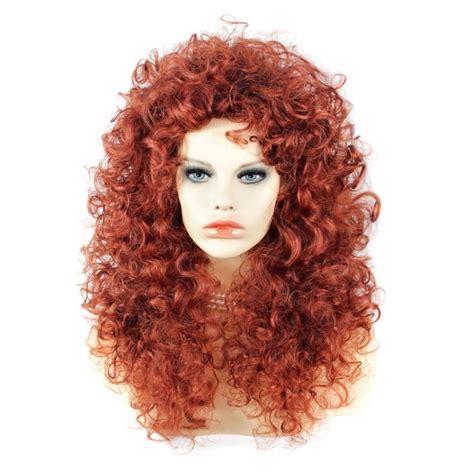 Wiwigs Wild Untamed Long Curly Full Wig Fox Red Ladies Wigs Uk N87