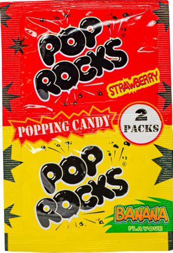 Pop Rocks Twinpack Strawberry Banana 6g