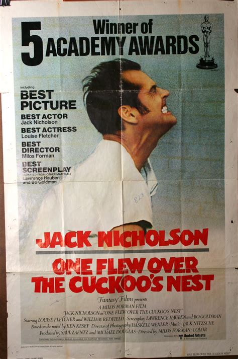 One Flew Over The Cuckoos Nest Original Awards Style Movie Poster