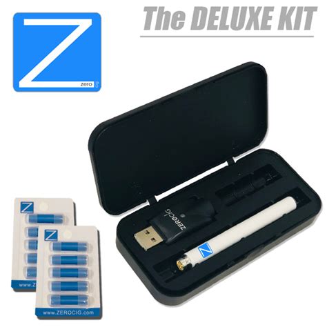 Smokeless Cigarettes Premium Kit Zerocig E Cigarette Starter Kit